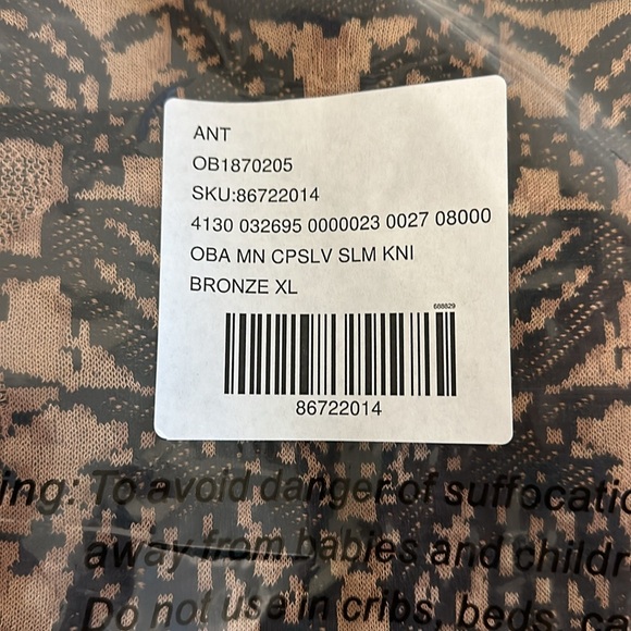 NWT Anthropologie Mock Neck Cap Sleeve Slim Knit Mini Dress in Bronze - Picture 7 of 7